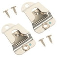 Axio 2 Sets Metal CB Mic Holders Hand Microphone Hanging Up Clips CB