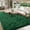 Dark Green, variant on Janvonne Soft Fluffy Rugs for Doorway, 3x5ft Non Skid Shaggy Carpets for Entrance, Cozy Fuzzy Rug for Nursery, Playroom, Home Decor, Pink