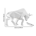 thumbnail image 4 of Estatua De Toro De Cerámica Y Resina, Adorno De Simulación, Obra De Arte Para Decoración Del Hogar, Escultura Abstracta Para Cafetería, Sala De Estudio, Entrada, Mesa, Escritorio, Estante,, 4 of 8