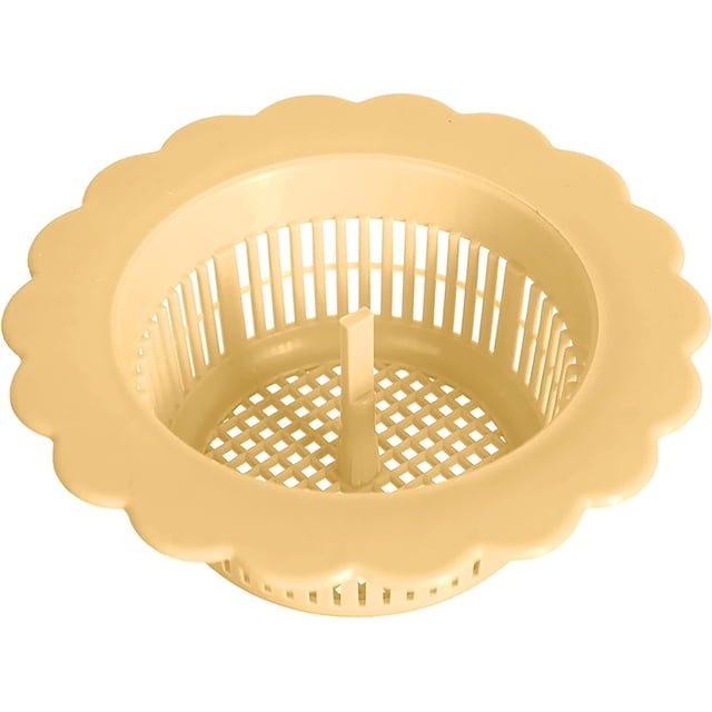 Fiudx Desagüe de Fregadero con Forma de Flor, Diseño Antiobstrucción, Flujo de Agua Eficiente, Fácil de Limpiar, Apto para Cocina y Baño, Plástico Duradero, Tamaño Compacto, Evita Olores, 1 Cesta.