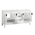 thumbnail image 2 of Avanity EMMA-V60-DG Emma 60" Double Free Standing Wood Vanity Cabinet Only - Grey, 2 of 5