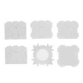 thumbnail image 1 of ANGGREK Craft Mold,6Pcs Silicone Mold Unique Hollow Pattern Design Easy Demoulding Mould Craft For DIY Craft Making Tissue Box,Silicone Mold, 1 of 8