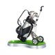 thumbnail image 1 of Mini bolígrafos de golf con soporte para bolsa de golf y carrito, 20 x 12 x 20 cm, juguete de escritorio de golf para el hogar Negro Plata, 1 of 9