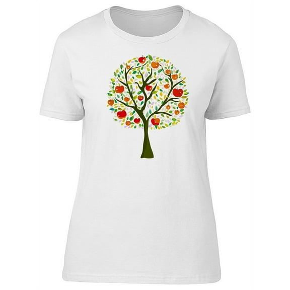 Apple Tree In The Autumn T-Shirt Women -Image by Shutterstock, Female Medium