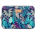 thumbnail image 1 of Funda para portátil de 15,6 pulgadas adecuada para Acer/asus/dell/ipad Pro/lenovo/macbook Pro/macbook Air/funda para portátil de mujer con estampado de hojas de colores (azul), 1 of 4