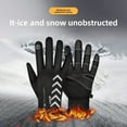 thumbnail image 6 of 1Pair Outdoor Windbreak Gloves for Men Women,Warm Running Glove,Lightweight Winter Gloves Touch Screen Water Resistant Windproof Thermal Glove for Cold Weather Driving,Cycling & Hiking,Black,XL,9.84", 6 of 7