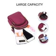 thumbnail image 5 of LAVA Waterproof Small Crossbody Purse and Handbag for Women Nylon Mini Shoulder Bags Phone Wallet (Blue), 5 of 9