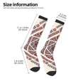 thumbnail image 2 of KLL Fashion Tatreez2 Print Cool Socks Men's Women's Crew Socks Funny Crazy Novelty Stockings, 2 of 6