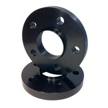 4 QTY 20mm 5x4.75 (5x120) Black Hub Centric Wheel Spacer Kit / Black Bolts Fits BMW