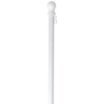 Briarwood Lane 57" White Metal Flag Pole