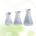 thumbnail image 1 of BRIGHTFUFU 3pcs Plastic Conical Flask Set Foodgrade Plastic Standard Scale Line, 1 of 6
