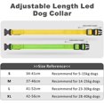thumbnail image 2 of Collar de perro Led Collar de perro iluminado recargable por USB con collares intermitentes recargables e impermeables, 2 of 5