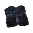 thumbnail image 4 of Legacy Decor Solid Navy Color Fur Fleece Sherpa Throw Blanket 50" x 60", 4 of 4