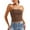 H-a-Coffee, variant on 2025 Womens Solid Color Crop 2Xl Womens Tops Plus Size Top Strapless Bandeau Tube 3X Workout Shirts Top Sleeveless Backless Tank Crop Tops Women