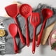 thumbnail image 1 of Utensilios de cocina de silicona, espátula de cocina de cinco piezas, cuchara sopera, juego de espátula de silicona multifuncional para cocinar, 1 of 4