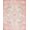 Blush Pink, Pattern 6, variant on ODIKA Pink Distressed Vintage Songbird Botanical Scroll Flower Boho Non-Slip Chair-Friendly for Home Office, Gaming Room, Under Desk