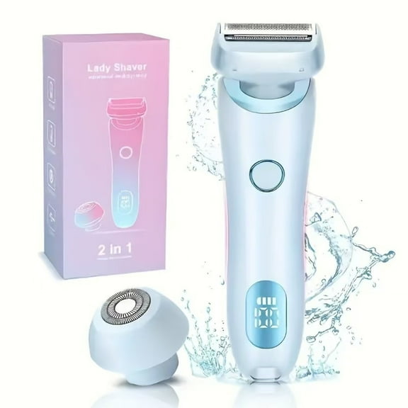 3 in 1 Electric Shaver for Women, Wet & Dry SilkGlide Pro Bikini Trimmer for Women Portable Pubic Hair Trimmer Women