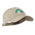 thumbnail image 5 of USA State Flower Idaho Mock Orange Embroidered Cap - Khaki OSFM, 5 of 5