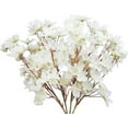 thumbnail image 4 of 6 Pcs Artificial Flowers Cherry Blossoms Fake Flowers,Bexikou 16'' Faux Cherry Flowers Branches,Fake Cherry Blossom Branches for Wedding Table Centenpieces Arrangements Decoration(White), 4 of 7