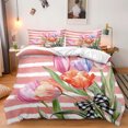 thumbnail image 4 of Herunwer Three Piece Bedding Set Mother's Day Series Bedroom Home Decoration Three Piece Bedding Set, 4 of 8