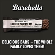 Barebells Protein Bars with 20g High Protein, 1.9oz Bars, Cookies & Cream - 12 Count