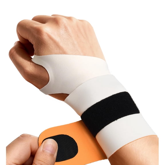 Ultra-Thin Elastic Wrist Brace Wrist Wraps, Compression Wrist Straps Support for Carpal Tunnel Arthritis Tendonitis Sprains Pain Relief Workout, Soft & Comfortable