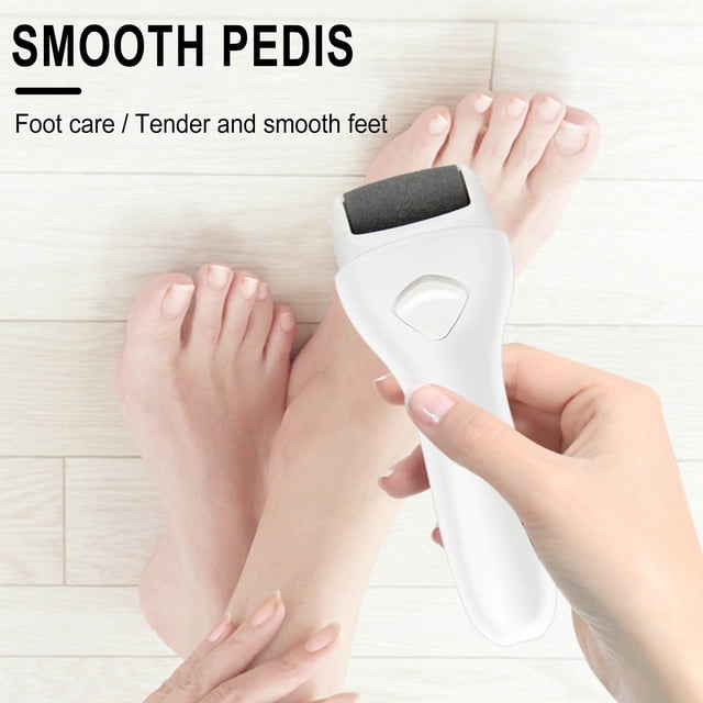 MORESEC 3Pcs Electric Foot File, Rechargeable Electric Foot File, Callus Remover for Dead Skin, Portable Foot Grinder with LED Light, Wet Dry Foot Pedicure Tool, USB Charging Foot Care Device