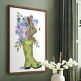 thumbnail image 5 of Welly Bunny And Bee Framed Print in Brown Solid Wood 8 x 10 Framed Print, 5 of 6