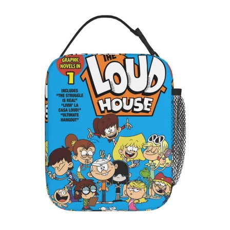 The Loud House Lunch Box Lunch Bag Insulated Reusable Lunch Tote Bag Cooler Tote Bag For Men Women