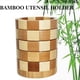 thumbnail image 3 of 4X Soporte para Cubiertos de Bambú, Organizador de Cubiertos, Soporte para Utensilios para Encimera de Cocina, Organizador de Utensilios de Cocina de Madera, 3 of 7