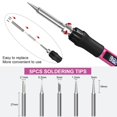thumbnail image 3 of Kit de soldador Crtsweker 100W con pantalla LED 180-500 °C, 3 of 7