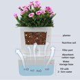 thumbnail image 4 of Double Capa Planta Flores para Plantas Interior (Rectángulo L), 4 of 9