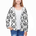 thumbnail image 3 of Cauagu Happy Soccer Print Sun Protection Jacket for Teen,Full-Zipper Long Sleeve Sun Shirts with Pockets UV Hoodie Shirts Outdoor Athletic Jacket-Large, 3 of 7