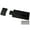 Matte black, variant on Square Aluminum Door Bolt for Wood Door Adjustable Slide Lock Heavy Duty Aluminum Sliding Bolt Latches for Home Security