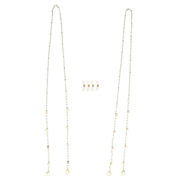 CHICHUMID Mask Chain Women 2Pcs 66x0.2x0.2cm