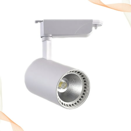 

LED Track Light Clothing Shop Spotlight Showcase Lamp for Accent Task Wall Art Exhibition (White Shell White Light 20W)