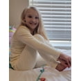 thumbnail image 4 of Oudiya Girls Thermal Underwear Set Long Johns Cold Weather Kids Base Layer Top Bottom, 4-12Y, 4 of 6