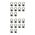 thumbnail image 4 of relayinert 10x L Track Single Stud Fitting With Round Ring Motorcycle Trailer Tie Downs Trailers Round Ring Black 2Set, 4 of 6