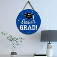 thumbnail image 4 of Fasiaou Wooden Graduation Party Decoration Door Plaque Congratulates Graduation Season Decoration Hanging Circular Plaque/house/A Gift, 4 of 7
