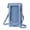 Blue, variant on Crossbody Phone Bag With Touch Screen Window, PU Leather Small Sling Purse With Card Slots, Adjustable Strap & Charging Port, Hands-Free For Travel Work
