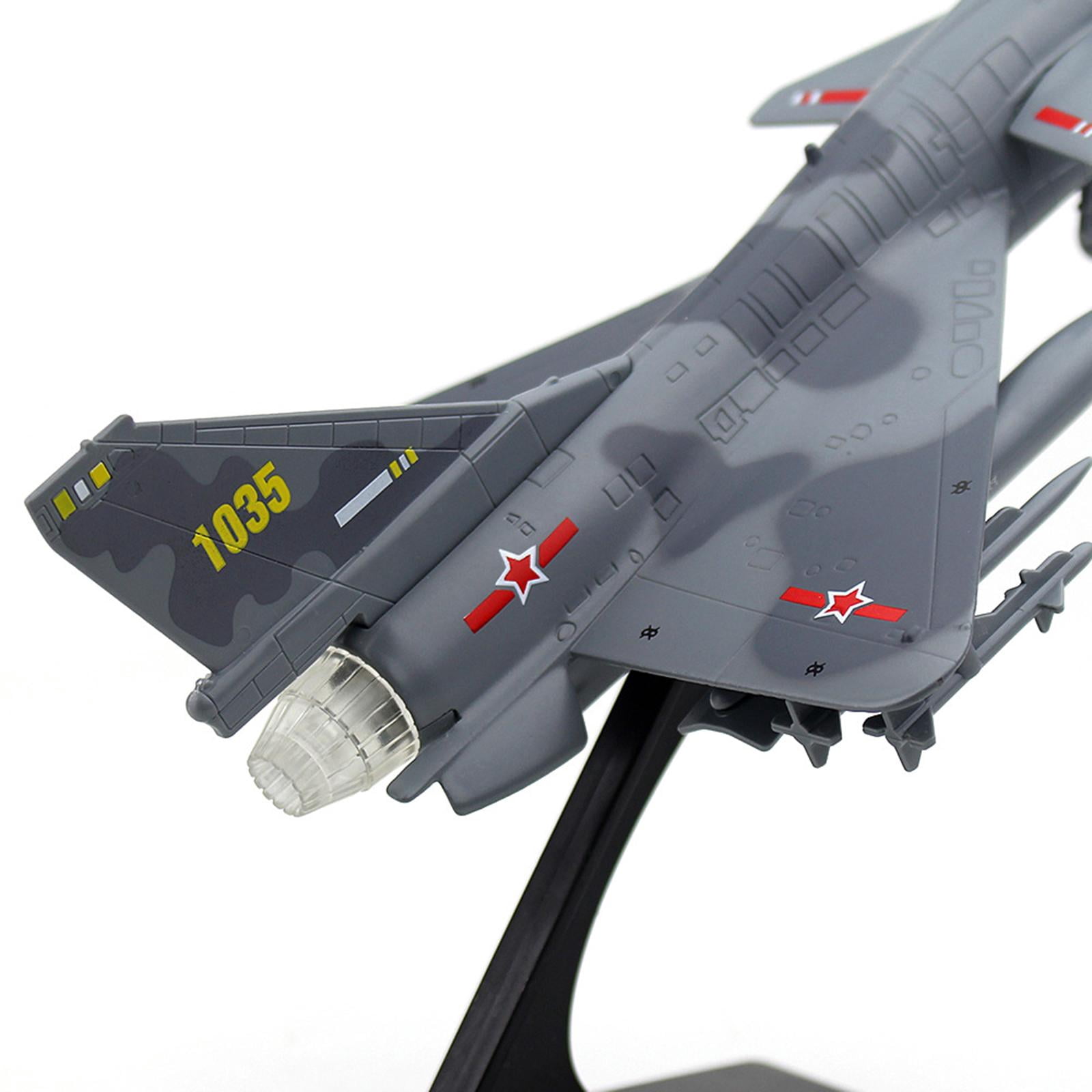 LeeQinersw Fighter Aircraft, Airplane Model Attack Plane Decorative for Bedroom Decorations Gray