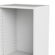 Tvilum Element Tall Narrow 5-Shelf Office Bookcase for Adults, White
