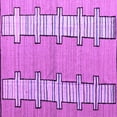 thumbnail image 1 of Ahgly Company Indoor Square Abstract Purple Modern Area Rugs, 5' Square, 1 of 4