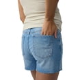 thumbnail image 5 of Ingrid & Isabel For Every Belly Women's Maternity Over The Belly Raw Hem Denim Short, Sizes S-XXL, 5 of 9