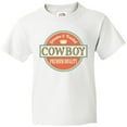 thumbnail image 3 of Inktastic Cowboy Vintage Logo Youth T-Shirt, 3 of 5