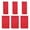 3 small 2 rows 3 sma-Red, variant on Women's Bra Extenders 2/3/4Hooks,Soft Comfortable and Stretchy Back Bra Extension Straps Bras Closure for Womens