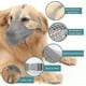 thumbnail image 3 of Bozal para perro, máscara de malla para bozal para perro con correas ajustables, evita morder, masticar y lamer, transpirable #yg M, 3 of 5