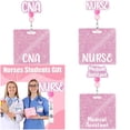 thumbnail image 2 of PatungKu Nurse Badge Buddy Badge Holder Glittering Badge Reels Nurse Badge Cards, 2 of 7