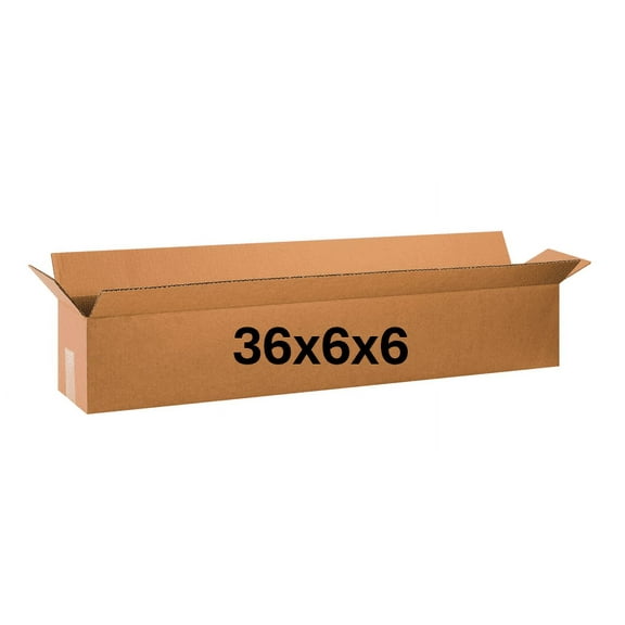 36x6x6 (200 lb strength) | SINGLE CARDBOARD BOX | LONG