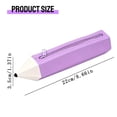 thumbnail image 3 of Pencil Case,Portable Silicone Pencil Shaped Pouch,Waterproof Cute Novelty Pencil Bag,8.6x1.3 Inch Zipper Funny Pen Pouches,Large Capacity Pencil Organizer for Office Supplies,Daily Use, 3 of 4